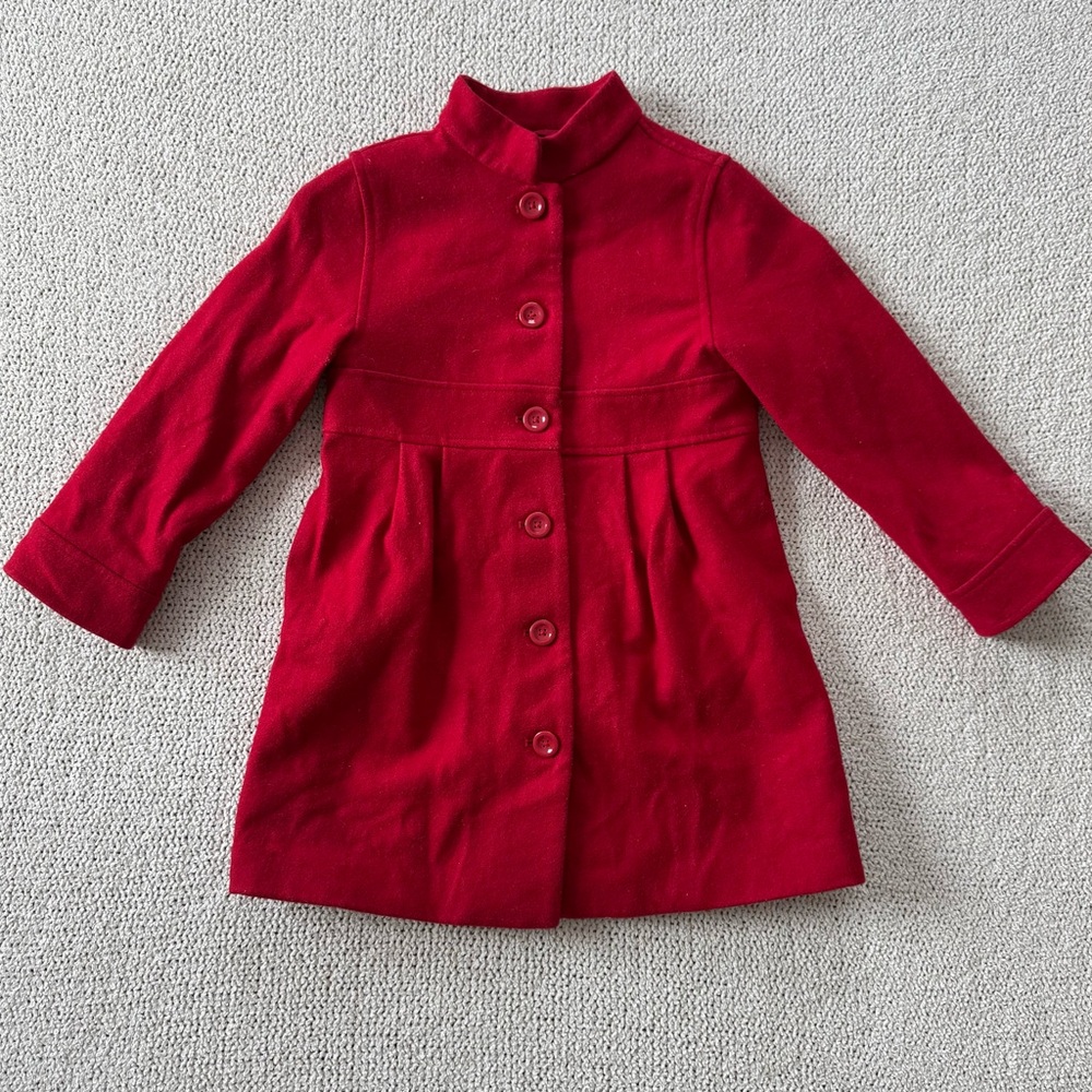 Janie & Jack Collection Classic Red Kids Coat